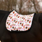dreamers & schemers Saddle Pad Donuts Saddle Pad equestrian boot socks boot socks thin socks riding socks pattern socks tall socks funny socks knee high socks horse socks horse show socks