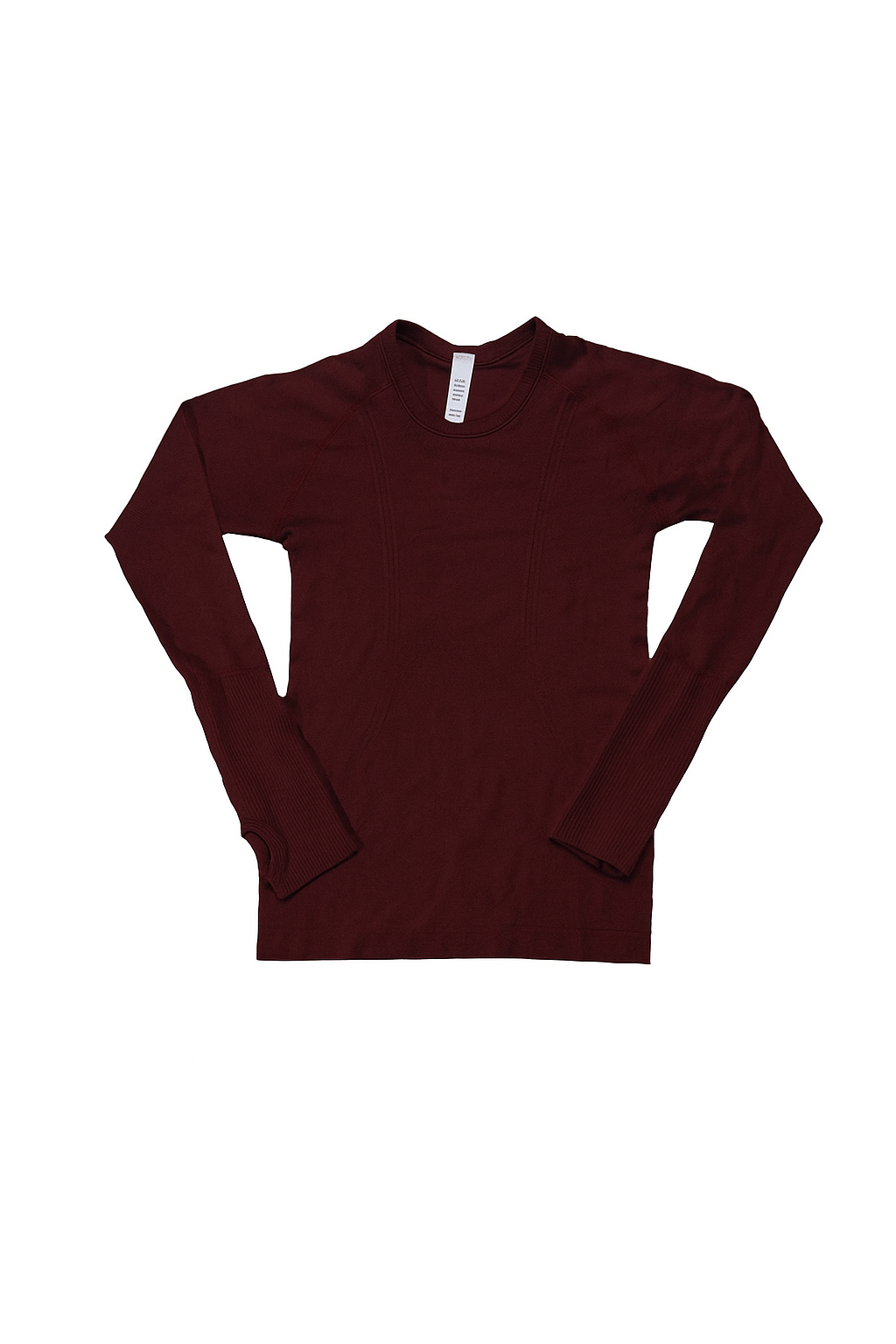 The TackHack For the Rider XS / Burgundy Equitation Tech Long Sleeve Top equestrian boot socks boot socks thin socks riding socks pattern socks tall socks funny socks knee high socks horse socks horse show socks