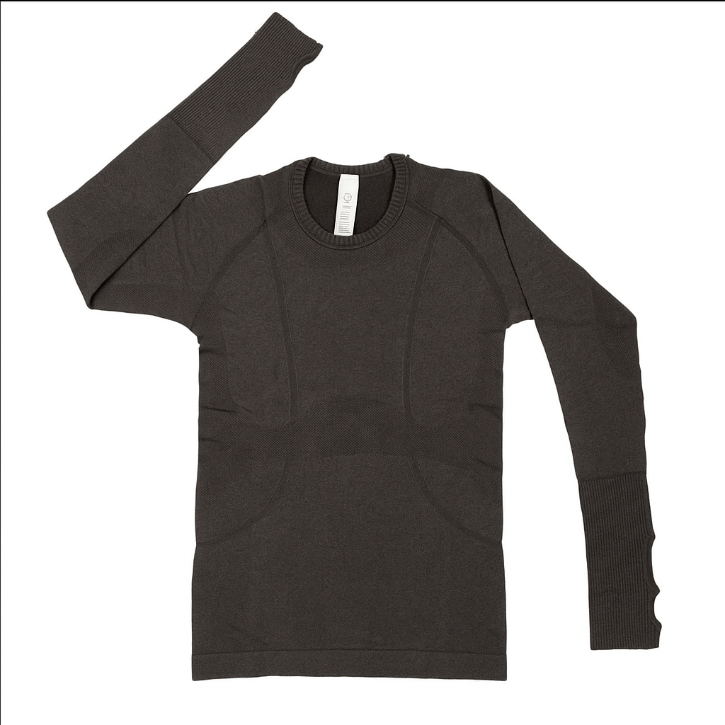 The TackHack For the Rider XS / Graphite Equitation Tech Long Sleeve Top equestrian boot socks boot socks thin socks riding socks pattern socks tall socks funny socks knee high socks horse socks horse show socks