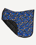 F Bomb saddle pad, alternate angle showing the full print by Dreamers & Schemers