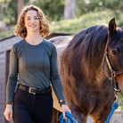 The TackHack For the Rider Final Sale Equitation Tech Long Sleeve Top equestrian boot socks boot socks thin socks riding socks pattern socks tall socks funny socks knee high socks horse socks horse show socks