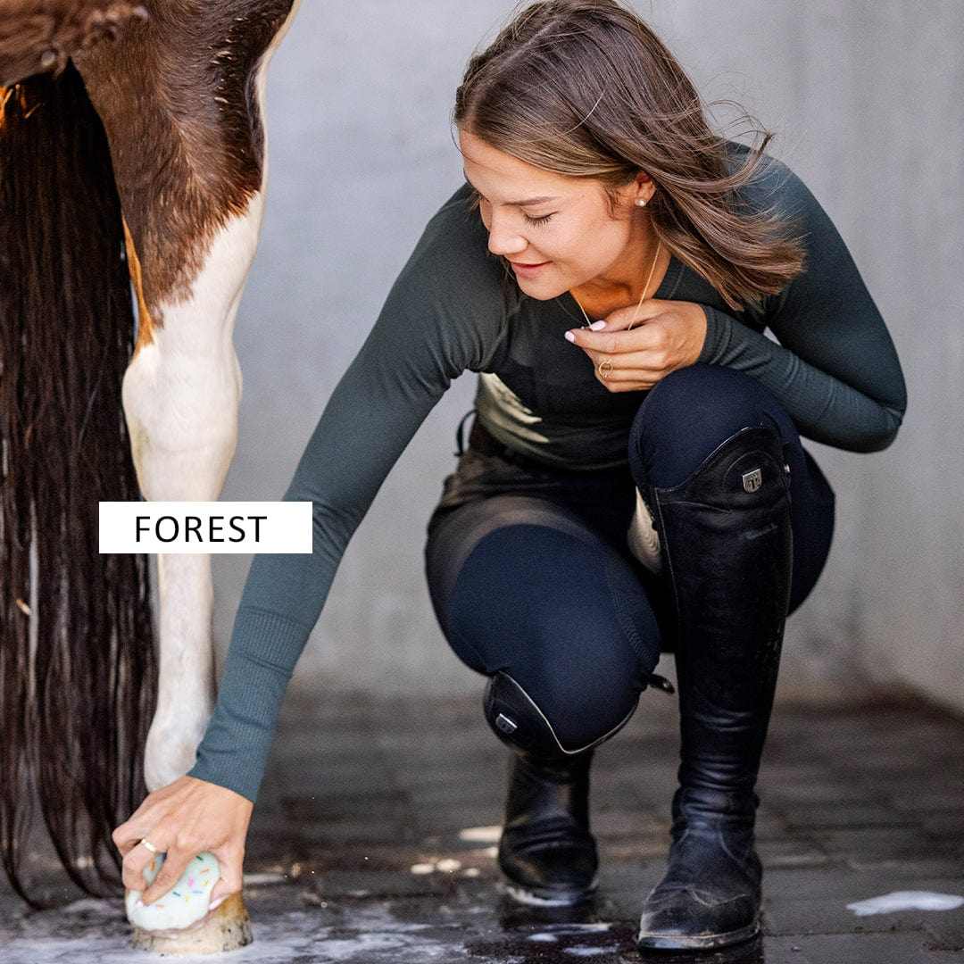 The TackHack For the Rider Final Sale Equitation Tech Long Sleeve Top equestrian boot socks boot socks thin socks riding socks pattern socks tall socks funny socks knee high socks horse socks horse show socks