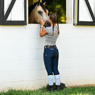 dreamers & schemers Youth Floofy Feet Youth Pair & A Spare Socks equestrian boot socks boot socks thin socks riding socks pattern socks tall socks funny socks knee high socks horse socks horse show socks