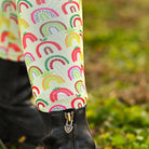 dreamers & schemers Youth Pair & a Spare Fruit Rainbows Youth Pair & a Spare Socks equestrian boot socks boot socks thin socks riding socks pattern socks tall socks funny socks knee high socks horse socks horse show socks