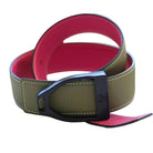 ManeJane Belt Fuchsia/Olive Reversible Leather Belt Strap equestrian boot socks boot socks thin socks riding socks pattern socks tall socks funny socks knee high socks horse socks horse show socks