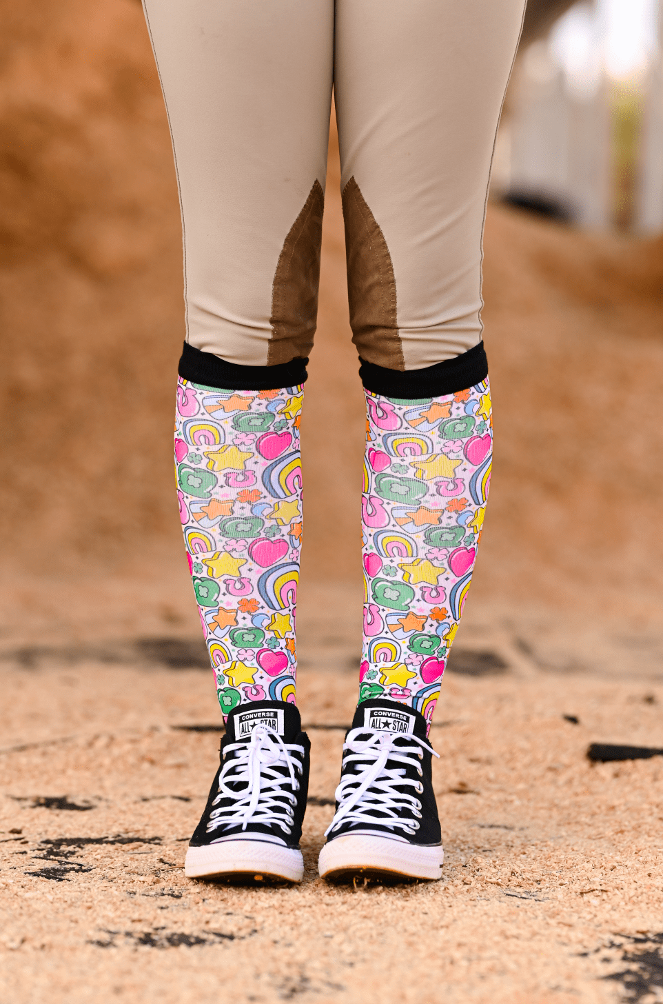 Dreamers & Schemers Boot Socks - Carnival - Original Pair & A Spare –  Timberline Tack + Scoot Boot Adventures!