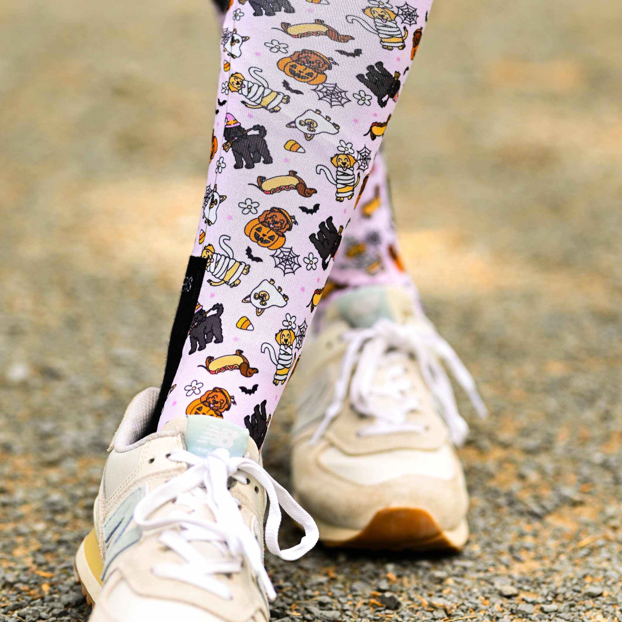 dreamers & schemers Pair & A Spare Ghosts & Growls Pair & A Spare Socks equestrian boot socks boot socks thin socks riding socks pattern socks tall socks funny socks knee high socks horse socks horse show socks