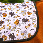 dreamers & schemers Saddle Pad Ghosts & Growls Saddle Pad equestrian boot socks boot socks thin socks riding socks pattern socks tall socks funny socks knee high socks horse socks horse show socks