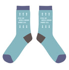 dreamers & schemers Crew Sock Light Blue Golden Rules Crew equestrian boot socks boot socks thin socks riding socks pattern socks tall socks funny socks knee high socks horse socks horse show socks