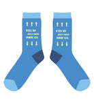 dreamers & schemers Crew Sock Blue Golden Rules Crew equestrian boot socks boot socks thin socks riding socks pattern socks tall socks funny socks knee high socks horse socks horse show socks