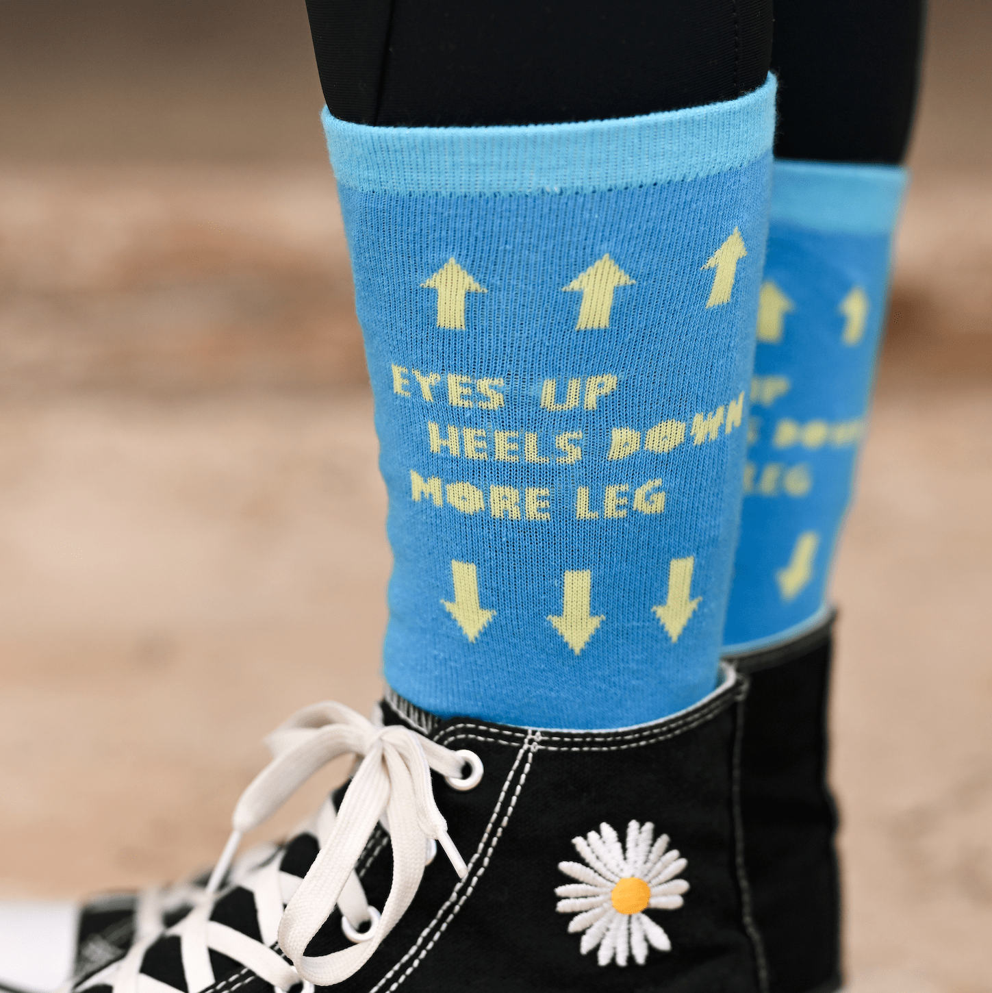 dreamers & schemers Crew Sock Golden Rules Crew equestrian boot socks boot socks thin socks riding socks pattern socks tall socks funny socks knee high socks horse socks horse show socks