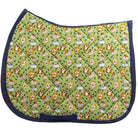 Colorful Hamsters Saddle Pad with cushy quilting for everyday horseback riding comfort and style