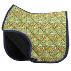 Hamsters Saddle Pad full size with cushy quilting and playful design for everyday riding comfort
