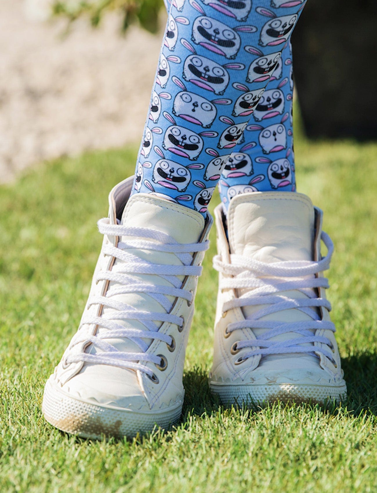 dreamers & schemers Pair & A Spare Hare Raising Pair & a Spare equestrian boot socks boot socks thin socks riding socks pattern socks tall socks funny socks knee high socks horse socks horse show socks