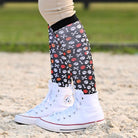 dreamers & schemers Pair of Socks Holiday Crossbones equestrian boot socks boot socks thin socks riding socks pattern socks tall socks funny socks knee high socks horse socks horse show socks