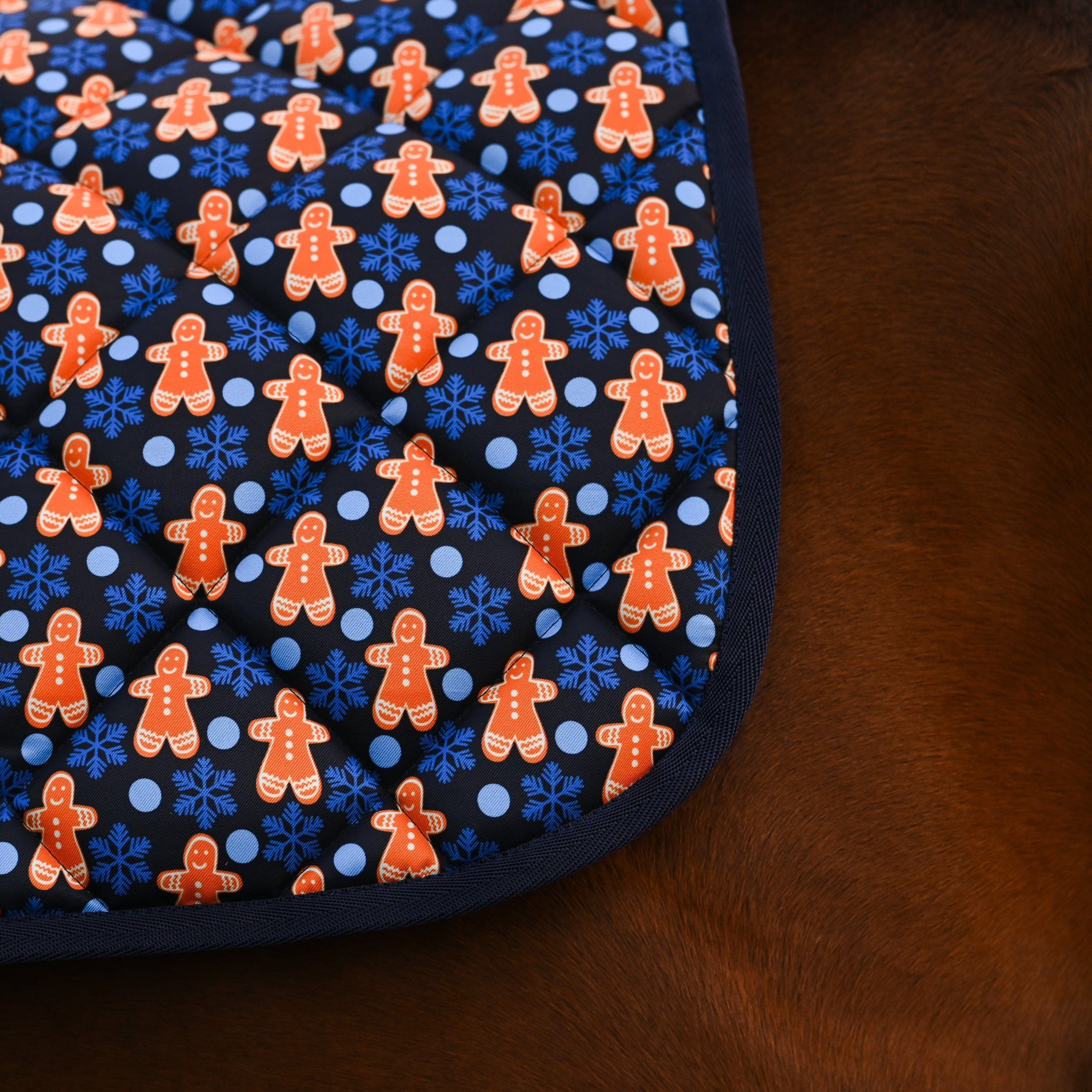 dreamers & schemers Saddle Pad Holiday Ginger Saddle Pad equestrian boot socks boot socks thin socks riding socks pattern socks tall socks funny socks knee high socks horse socks horse show socks