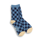 dreamers & schemers Crew Sock NAV/DNM Huntsmen & Hounds Check This Crew Sock equestrian boot socks boot socks thin socks riding socks pattern socks tall socks funny socks knee high socks horse socks horse show socks