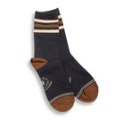 dreamers & schemers Crew Sock BLK/PEA Huntsmen & Hounds Three Stripes Crew Socks equestrian boot socks boot socks thin socks riding socks pattern socks tall socks funny socks knee high socks horse socks horse show socks