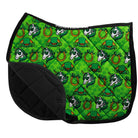 I Luck It A Lot Saddle Pad full-size with cushy quilting and stylish pattern for comfortable everyday riding
