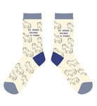 dreamers & schemers Crew Sock I'm Funny Crew Socks equestrian boot socks boot socks thin socks riding socks pattern socks tall socks funny socks knee high socks horse socks horse show socks