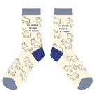 dreamers & schemers Crew Sock Youth I'm Funny Crew Socks - Youth equestrian boot socks boot socks thin socks riding socks pattern socks tall socks funny socks knee high socks horse socks horse show socks