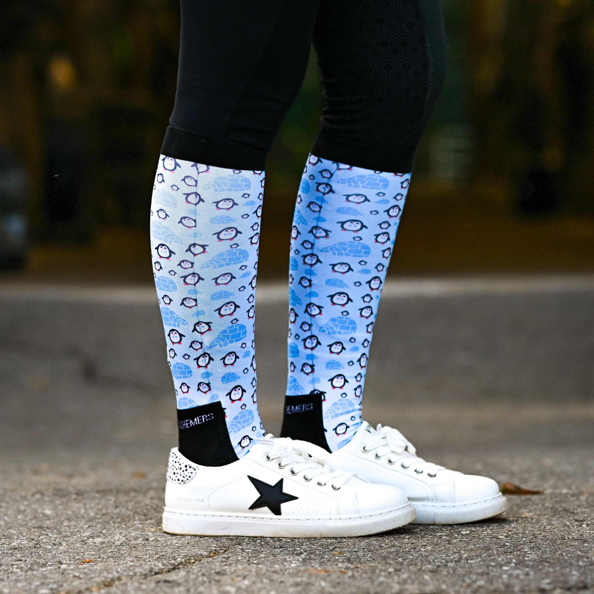 dreamers & schemers Pair & A Spare Igloo Crew Pair & A Spare Socks equestrian boot socks boot socks thin socks riding socks pattern socks tall socks funny socks knee high socks horse socks horse show socks
