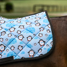 dreamers & schemers Saddle Pad Igloo Crew Saddle Pad equestrian boot socks boot socks thin socks riding socks pattern socks tall socks funny socks knee high socks horse socks horse show socks