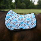 dreamers & schemers Saddle Pad Igloo Crew Saddle Pad equestrian boot socks boot socks thin socks riding socks pattern socks tall socks funny socks knee high socks horse socks horse show socks