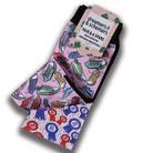 Kicks Pair & a Spare equestrian boot socks featuring sneaker shoe kicks, alternate angle, by Dreamers & Schemers