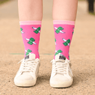 dreamers & schemers Crew Sock Life With Horses Socks equestrian boot socks boot socks thin socks riding socks pattern socks tall socks funny socks knee high socks horse socks horse show socks