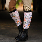 D&S LIMITED EDITION Limited Edition Limited Chicken Lickin' Socks equestrian boot socks boot socks thin socks riding socks pattern socks tall socks funny socks knee high socks horse socks horse show socks