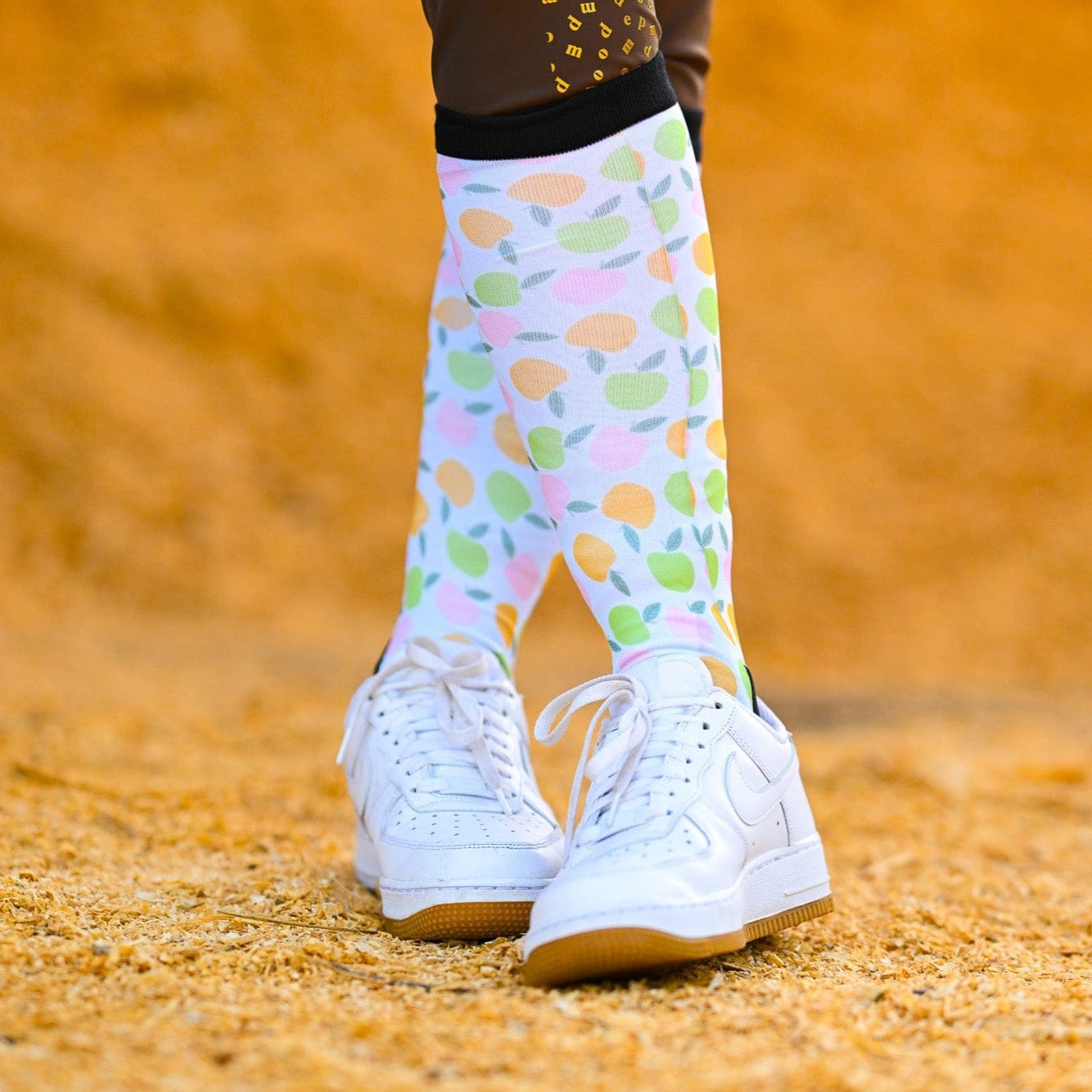 dreamers & schemers Limited Edition Limited Edition Apple Pie Socks equestrian boot socks boot socks thin socks riding socks pattern socks tall socks funny socks knee high socks horse socks horse show socks