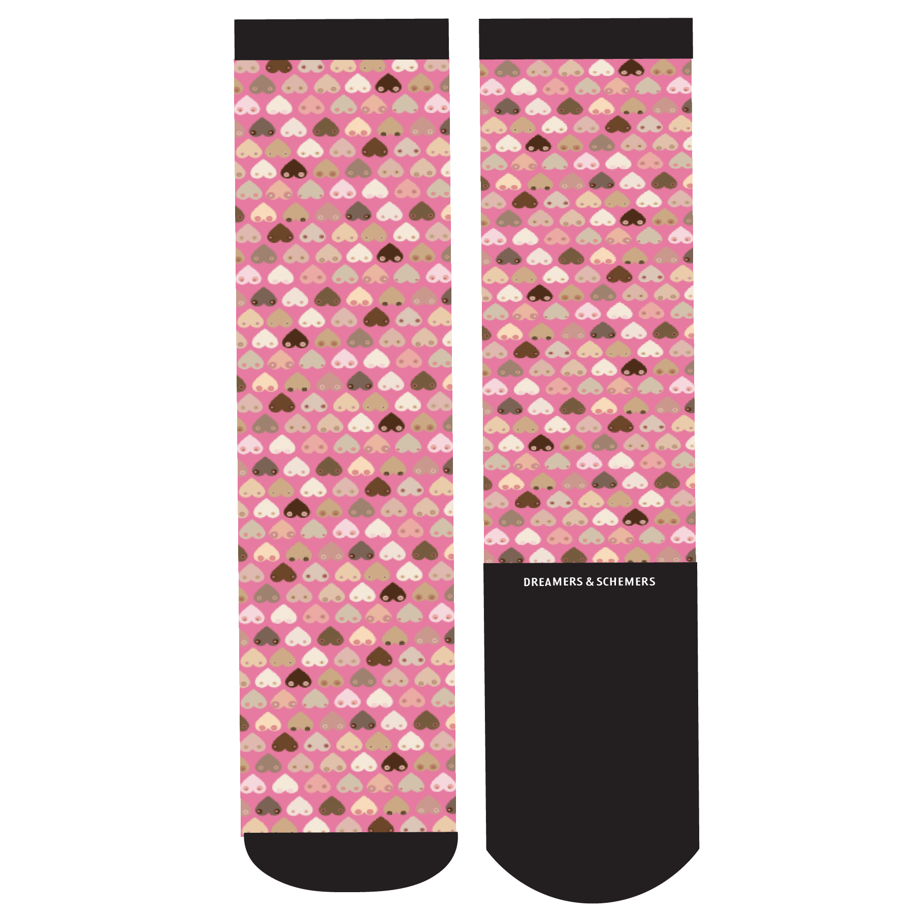 Dream & Do Dream & Do Limited Edition: B🩷🩷B Love Socks equestrian boot socks boot socks thin socks riding socks pattern socks tall socks funny socks knee high socks horse socks horse show socks