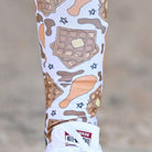 dreamers & schemers Limited Edition Chicken & Waffles Socks equestrian boot socks boot socks thin socks riding socks pattern socks tall socks funny socks knee high socks horse socks horse show socks