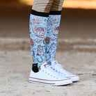 dreamers & schemers Limited Edition Cosmic Cowgirl Socks equestrian boot socks boot socks thin socks riding socks pattern socks tall socks funny socks knee high socks horse socks horse show socks