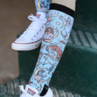 dreamers & schemers Limited Edition Cosmic Cowgirl Socks equestrian boot socks boot socks thin socks riding socks pattern socks tall socks funny socks knee high socks horse socks horse show socks