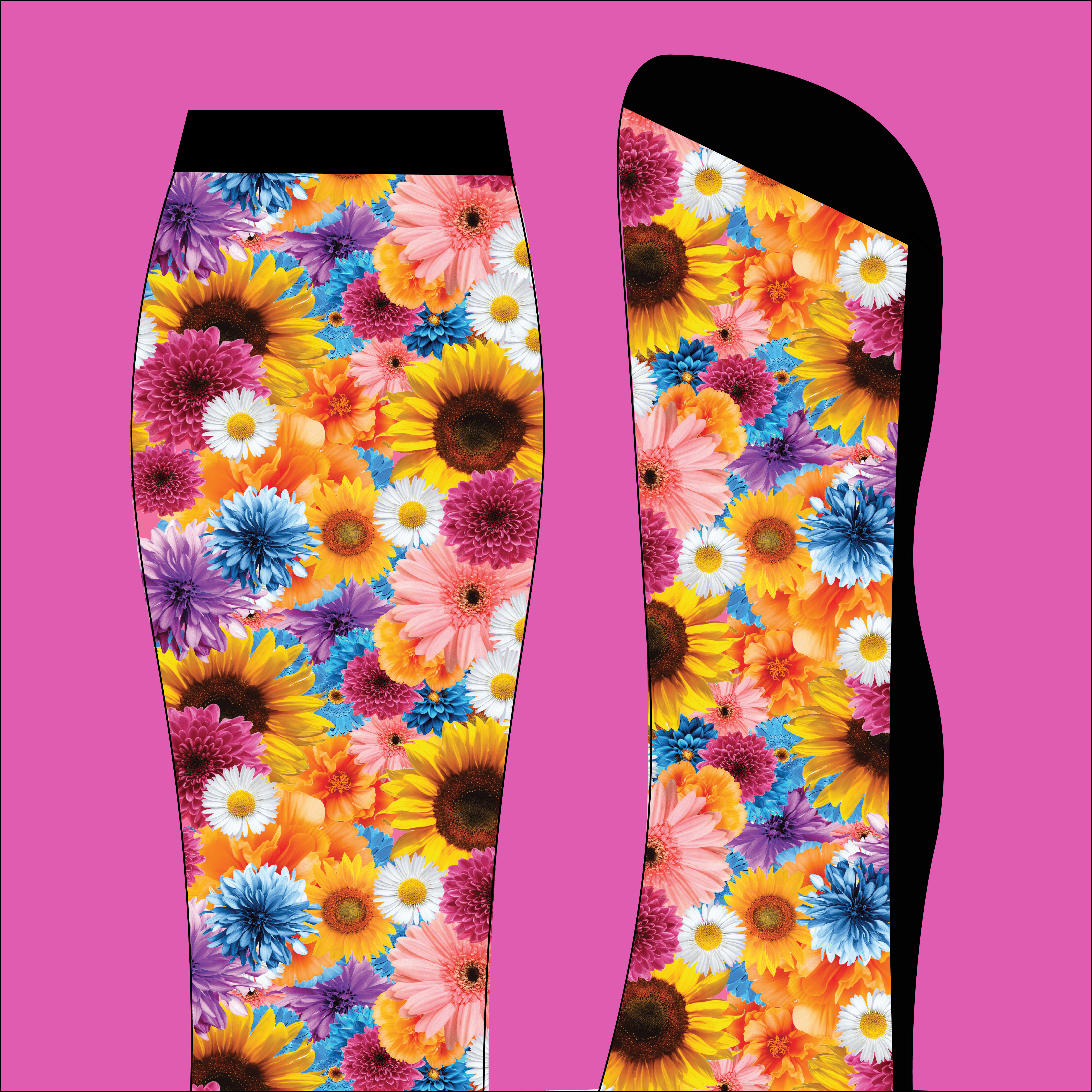 D&S LIMITED EDITION Limited Edition Limited Edition Devon Flower Wall Socks equestrian boot socks boot socks thin socks riding socks pattern socks tall socks funny socks knee high socks horse socks horse show socks