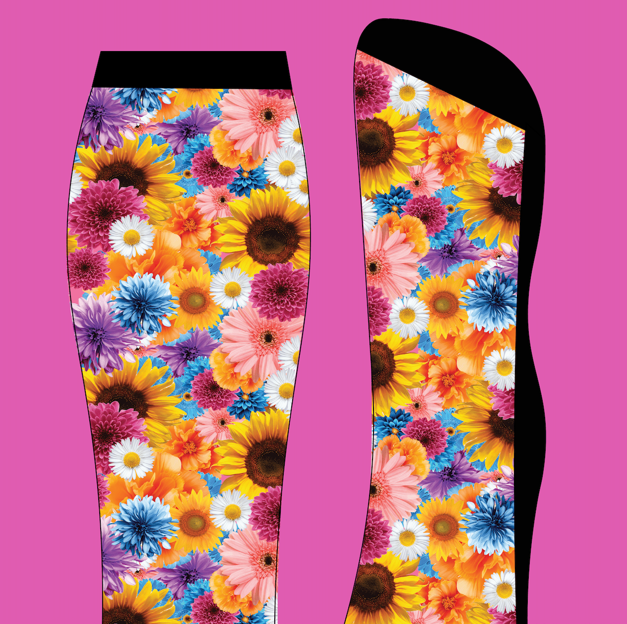 D&S LIMITED EDITION Limited Edition Limited Edition Devon Flower Wall Socks equestrian boot socks boot socks thin socks riding socks pattern socks tall socks funny socks knee high socks horse socks horse show socks