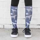 D&S LIMITED EDITION Limited Edition Limited Edition Disco Horse Socks equestrian boot socks boot socks thin socks riding socks pattern socks tall socks funny socks knee high socks horse socks horse show socks