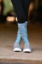 dreamers & schemers Limited Edition Limited Edition Dumpster Fire Socks equestrian boot socks boot socks thin socks riding socks pattern socks tall socks funny socks knee high socks horse socks horse show socks