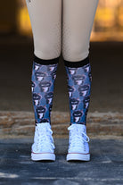 D&S LIMITED EDITION Limited Edition Limited Edition Grump Socks equestrian boot socks boot socks thin socks riding socks pattern socks tall socks funny socks knee high socks horse socks horse show socks