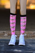 D&S LIMITED EDITION Limited Edition Limited Edition Impeckable Socks equestrian boot socks boot socks thin socks riding socks pattern socks tall socks funny socks knee high socks horse socks horse show socks