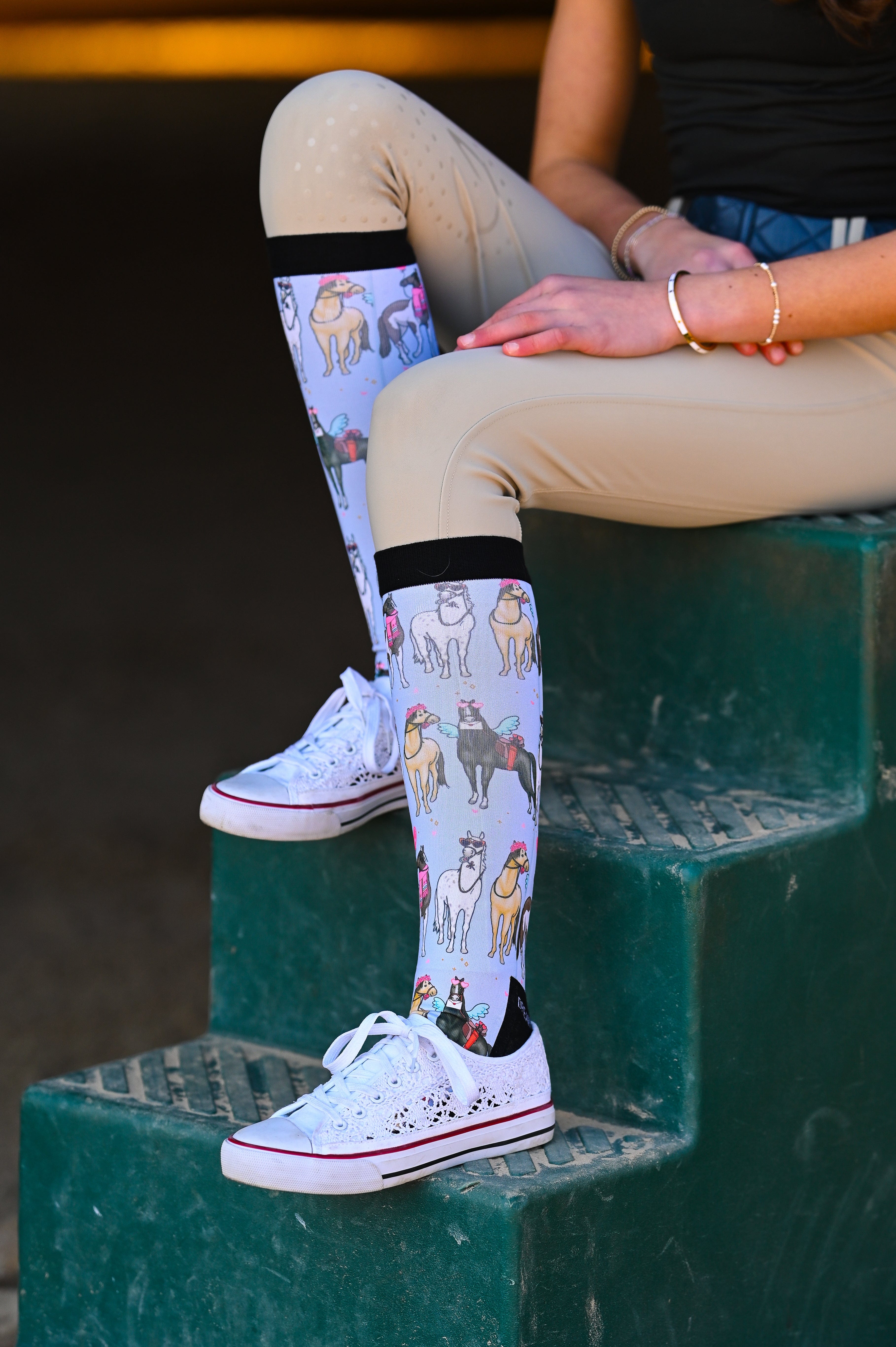 D&S LIMITED EDITION Limited Edition Limited Edition Love Letter Socks equestrian boot socks boot socks thin socks riding socks pattern socks tall socks funny socks knee high socks horse socks horse show socks