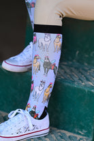 D&S LIMITED EDITION Limited Edition Limited Edition Love Letter Socks equestrian boot socks boot socks thin socks riding socks pattern socks tall socks funny socks knee high socks horse socks horse show socks