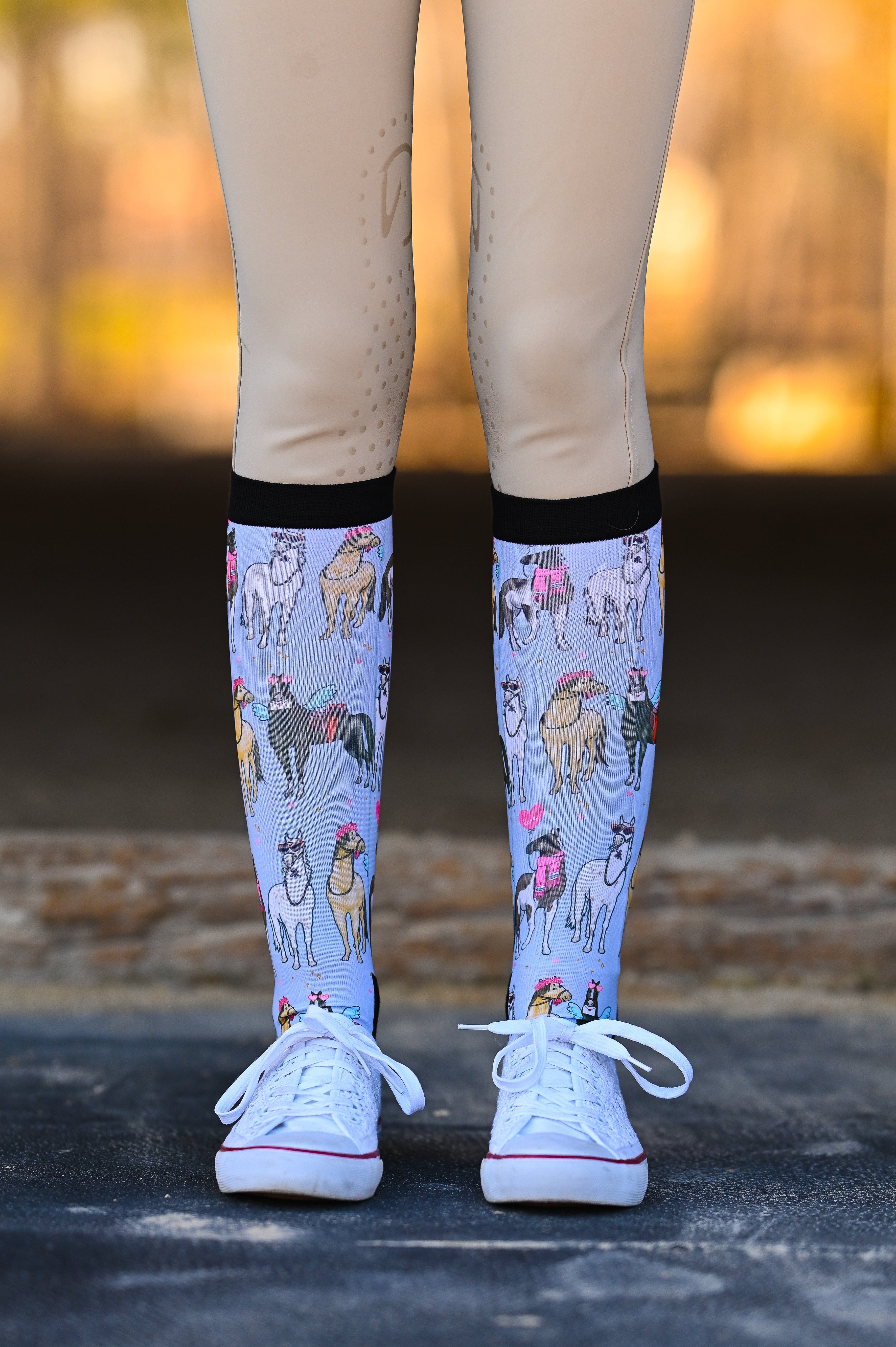 D&S LIMITED EDITION Limited Edition Limited Edition Love Letter Socks equestrian boot socks boot socks thin socks riding socks pattern socks tall socks funny socks knee high socks horse socks horse show socks