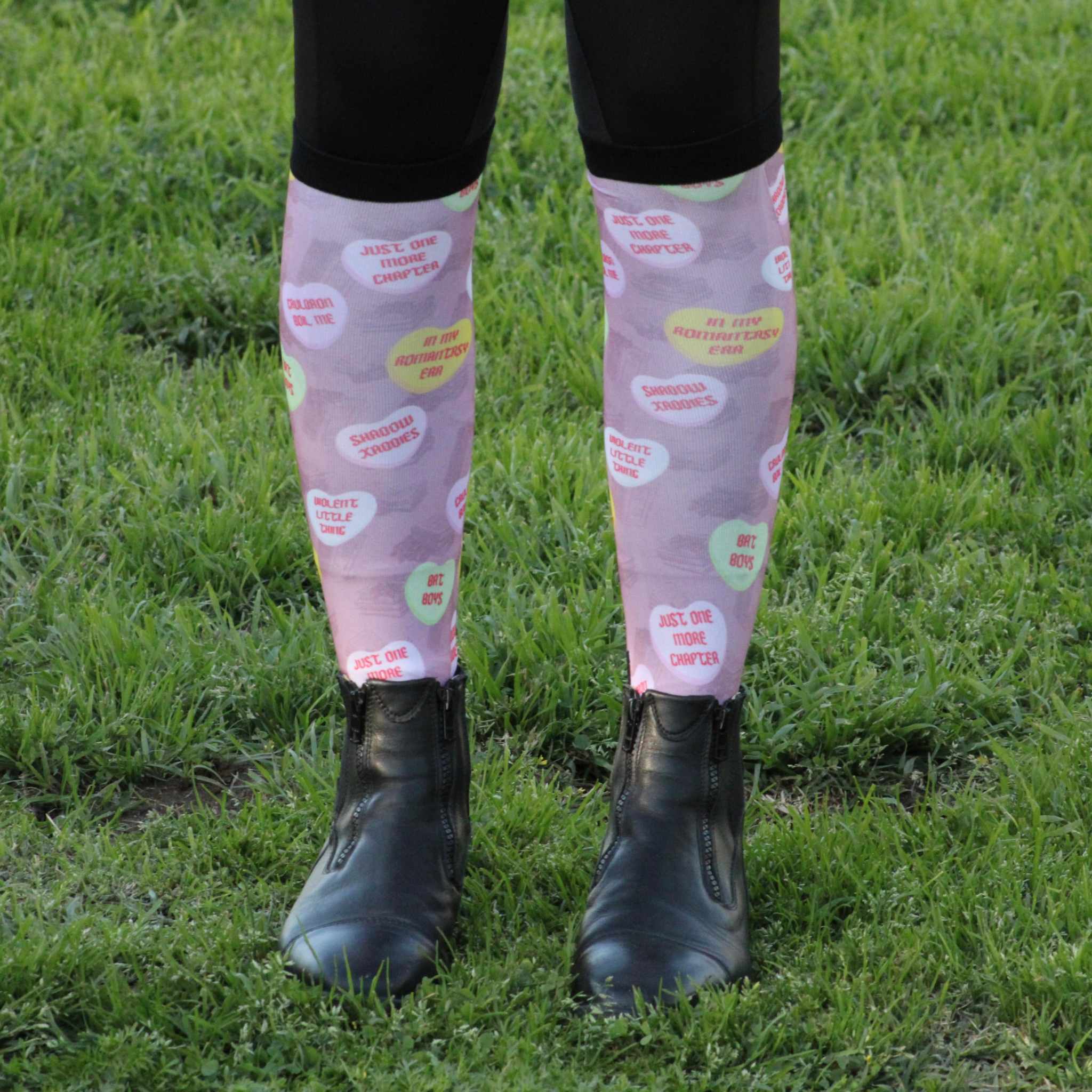 D&S LIMITED EDITION Limited Edition Limited Edition Romantasy Socks equestrian boot socks boot socks thin socks riding socks pattern socks tall socks funny socks knee high socks horse socks horse show socks