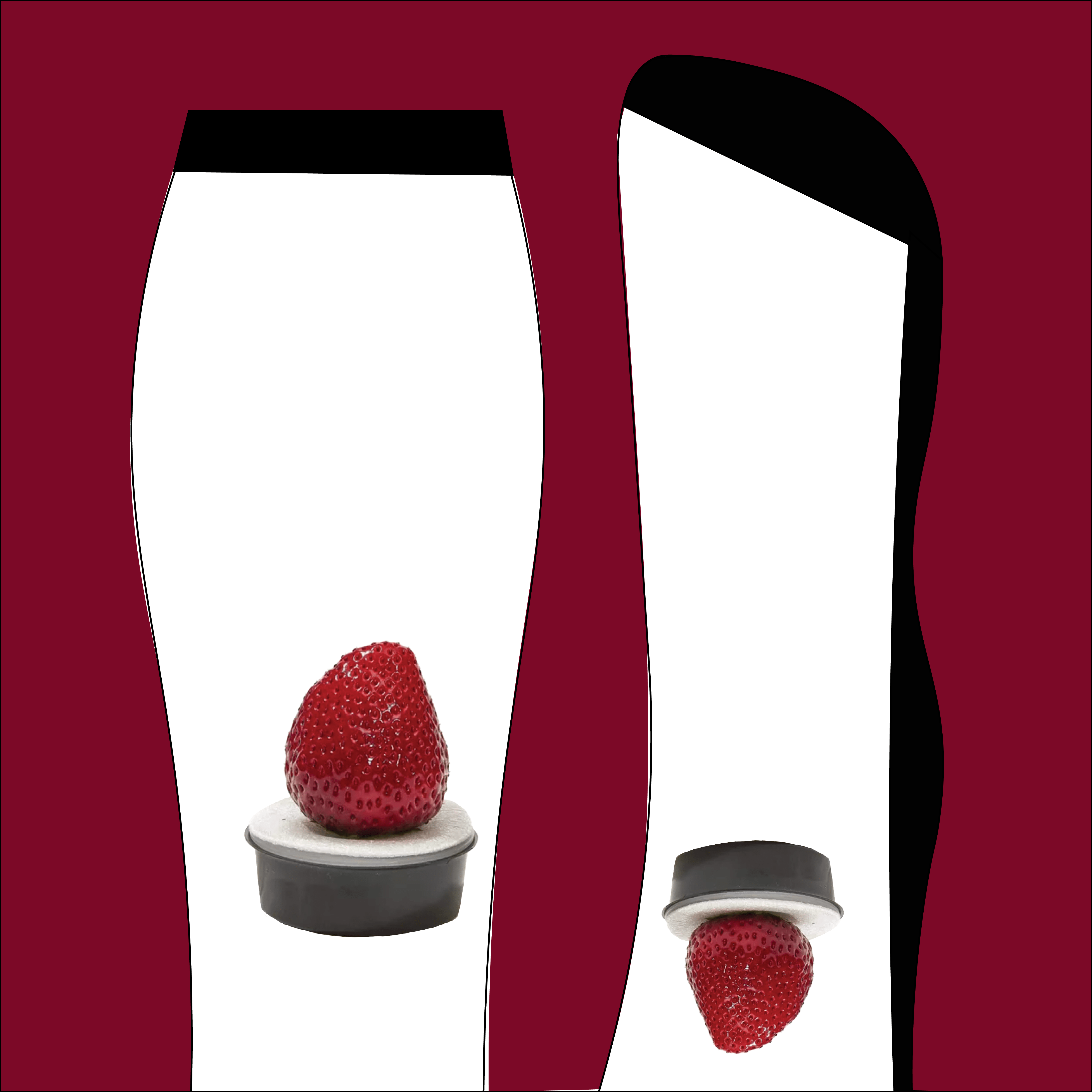 dreamers & schemers Limited Edition Adult Limited Edition Single Strawberry Socks equestrian boot socks boot socks thin socks riding socks pattern socks tall socks funny socks knee high socks horse socks horse show socks