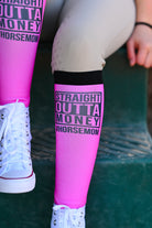 D&S LIMITED EDITION Limited Edition Limited Edition Straight Outta Money Socks equestrian boot socks boot socks thin socks riding socks pattern socks tall socks funny socks knee high socks horse socks horse show socks