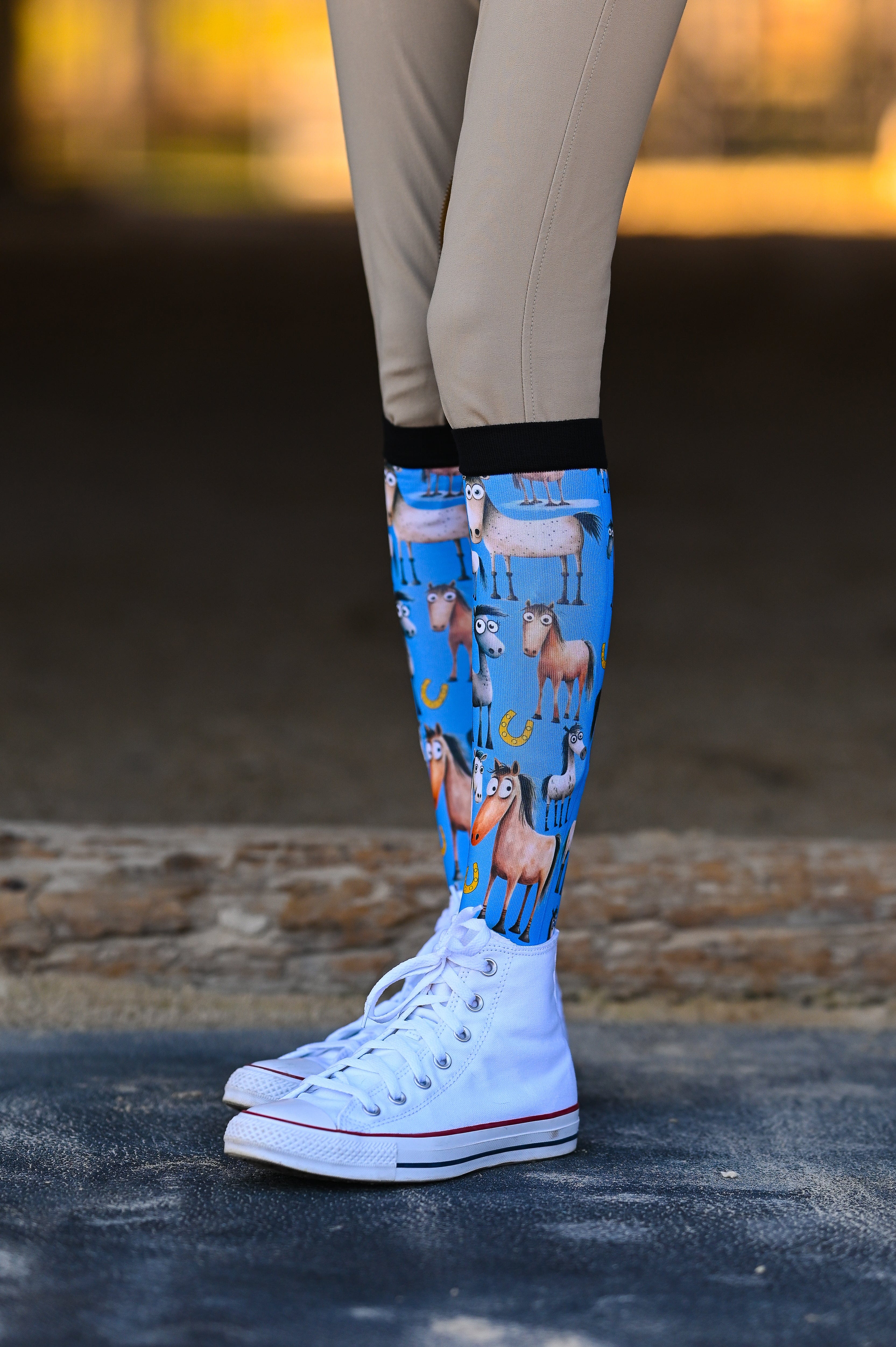 D&S LIMITED EDITION Limited Edition Limited Edition Who ME? Socks equestrian boot socks boot socks thin socks riding socks pattern socks tall socks funny socks knee high socks horse socks horse show socks