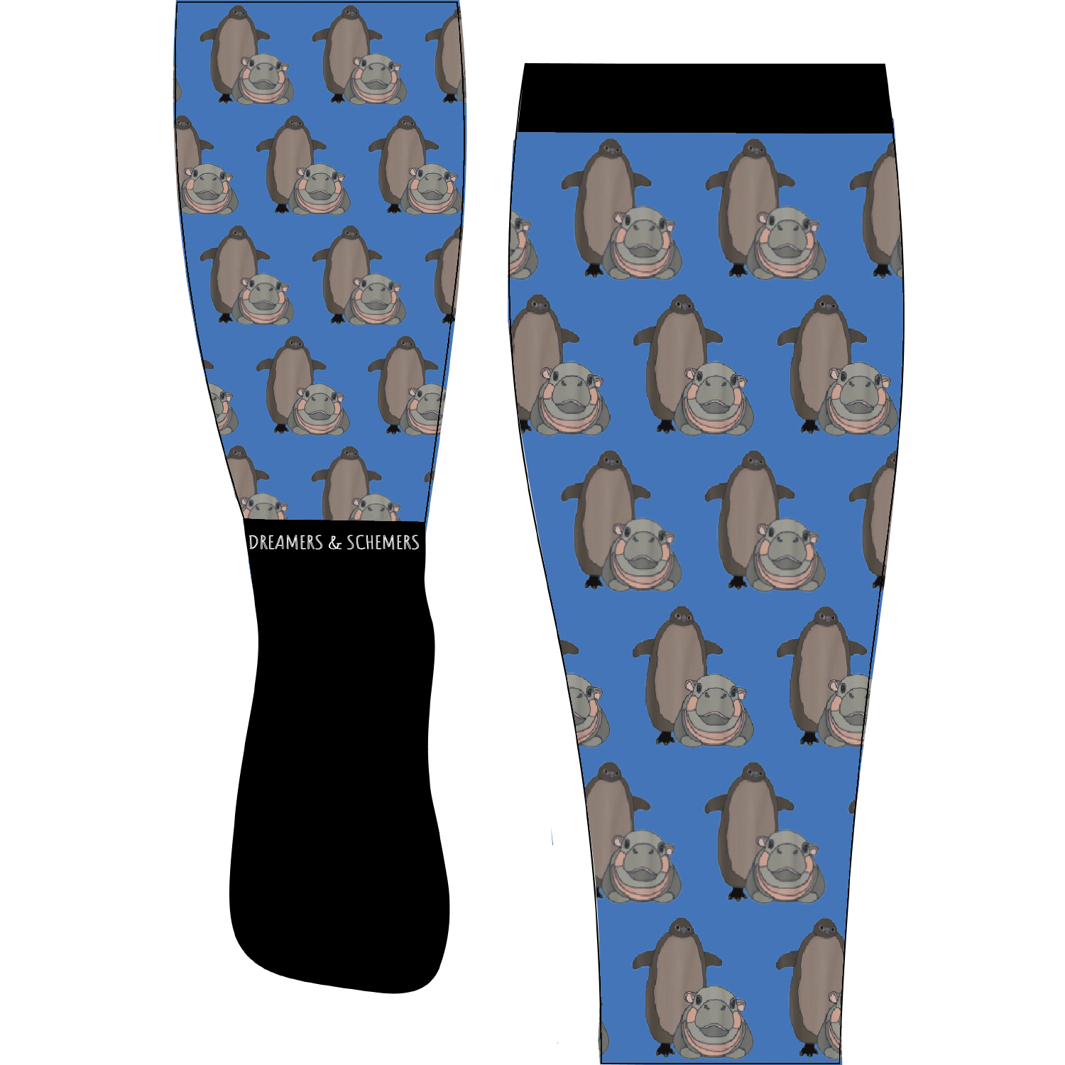 D&S LIMITED EDITION Limited Edition Limited Moo Deng & Pesto Socks equestrian boot socks boot socks thin socks riding socks pattern socks tall socks funny socks knee high socks horse socks horse show socks